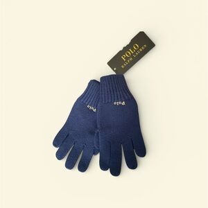 Youth Polo by Ralph Lauren Navy Gloves